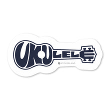 Load image into Gallery viewer, Stickerland India Ukulele Guitar Sticker 6.5x3 CM (Pack of 1)