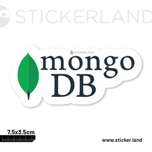 Stickerland India Mongo DB Sticker 7.5x3.5 CM (Pack of 1)