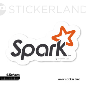 Stickerland India Spark Sticker 6.5x4 CM (Pack of 1)