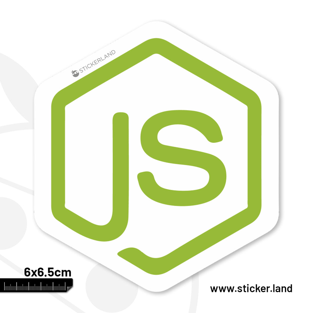 Stickerland India JS  Sticker 6x6.5 CM (Pack of 1)