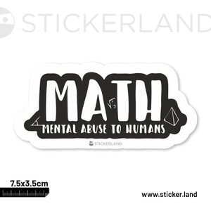 Stickerland India Maths Sticker 7.5x3.5 CM (Pack of 1)