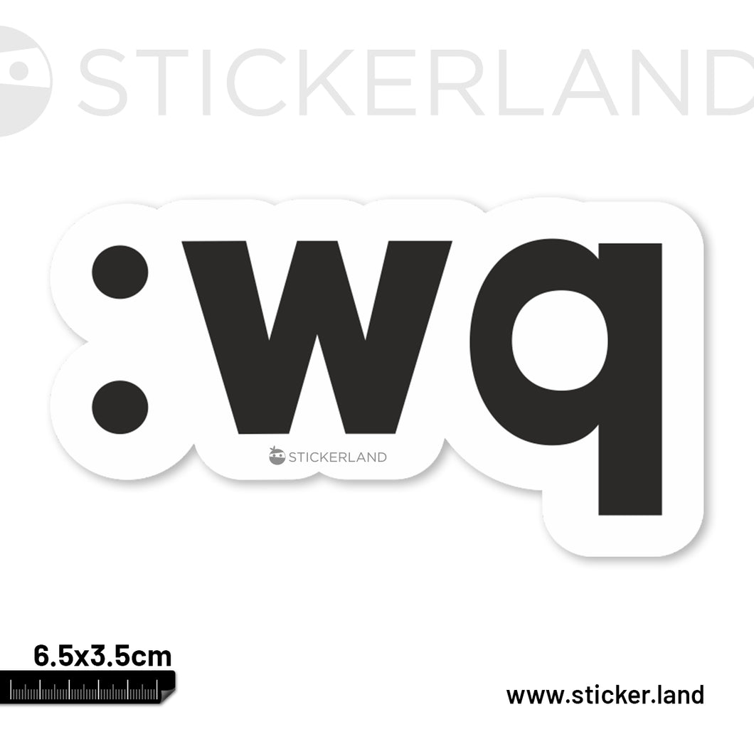 Stickerland India WQ  Sticker 6.5x3.5 CM (Pack of 1)