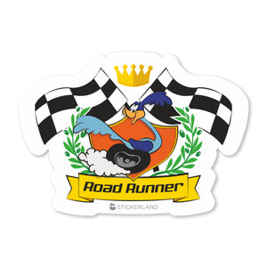 Stickerland India  Road Runner Sticker 6x4 CM (Pack of 1)