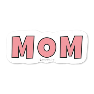 Stickerland India Mom Sticker 6.5x3 CM (Pack of 1)