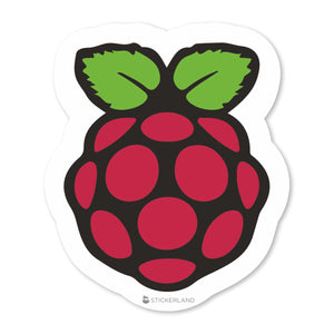 Stickerland India Rasberry Pi Sticker 5.5x6.5 CM (Pack of 1)