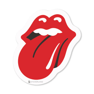 Stickerland India Rolling Stone Lip & Tongue Sticker 6x6.5 CM (Pack of 1)