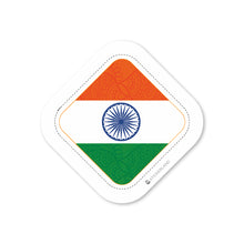 Load image into Gallery viewer, Stickerland India Indian Flag Stitched Diamond Sticker 5x5 CM (Pack of 1)