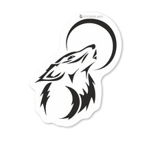 Load image into Gallery viewer, Stickerland India Wolf Moon Sticker 5.5x6.5 CM (Pack of 1)