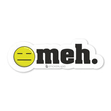 Load image into Gallery viewer, Stickerland India Emoji Meh Sticker 6x2 CM (Pack of 1)