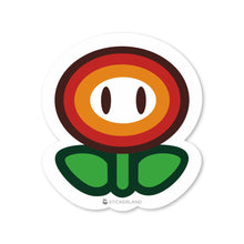 Load image into Gallery viewer, Stickerland India  Fire Powerup Flower Sticker 4.5x5 CM (Pack of 1)