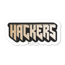 Load image into Gallery viewer, Stickerland India  Hackers Sticker 7.5x3.5 CM (Pack of 1)
