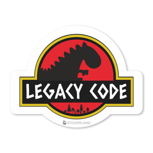 Stickerland India Jurassic Legacy Code Sticker 5x4 CM (Pack of 1)