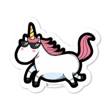 Load image into Gallery viewer, Stickerland India  Jumping Unicorn Sticker 5x4 CM (Pack of 1)