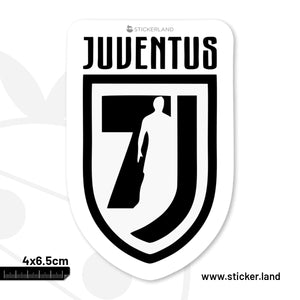 Stickerland India Juventus  Sticker 4x6.5 CM (Pack of 1)