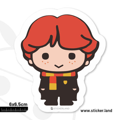 Stickerland India Ron Sticker 6x6.5 CM (Pack of 1)