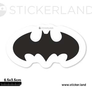 Stickerland India Batman Logo Sticker 6.5x3.5 CM (Pack of 1)