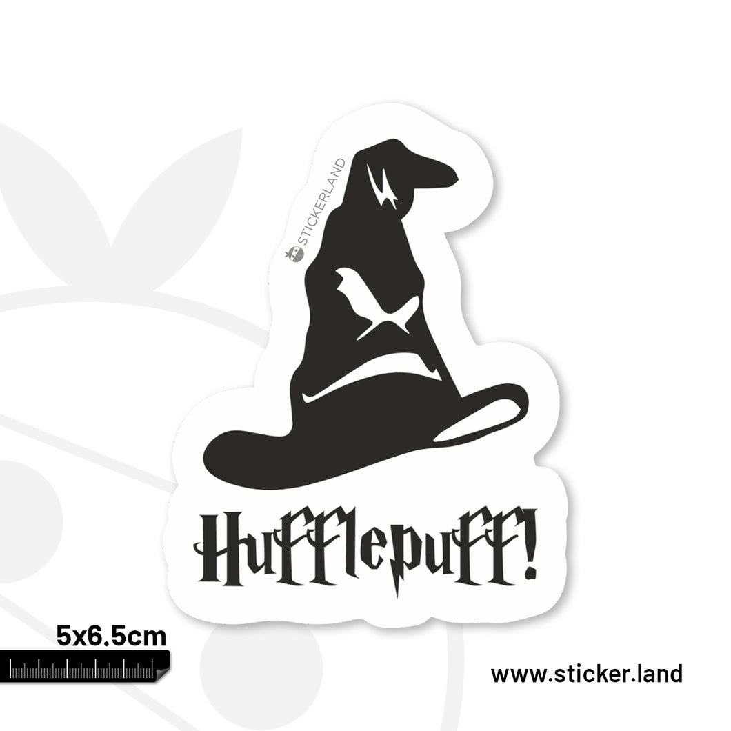 Stickerland India Hufflepuff!  Sticker 5x6.5 Cm (Pack of 1)