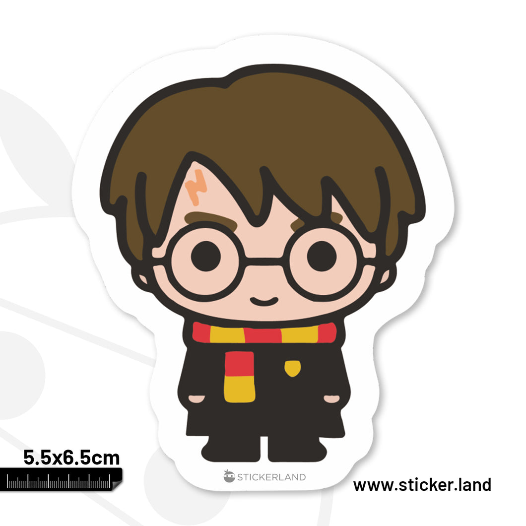 Stickerland India Happy Potter Sticker 5.5x6.5 CM (Pack of 1)