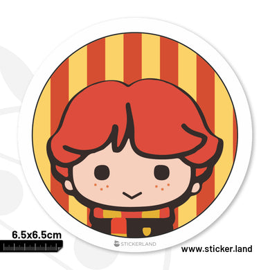 Stickerland India Ron House Sticker 6.5x6.5 CM (Pack of 1)
