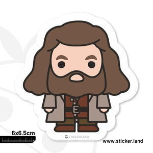 Stickerland India Hagrid  Sticker 6x6.5 CM (Pack of 1)