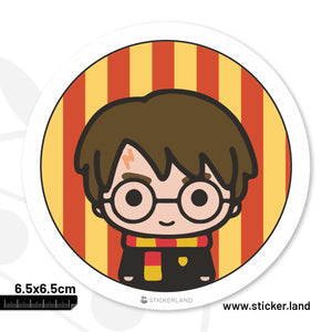 Stickerland India Happy Potter House Sticker 6.5x6.5 CM (Pack of 1)