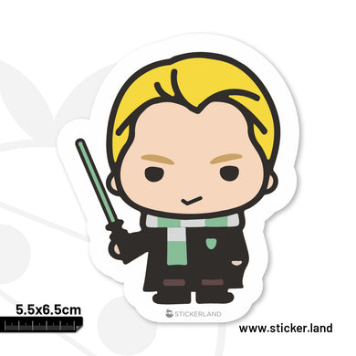 Stickerland India Draco Malfoy Sticker 5.5x6.5 CM (Pack of 1)