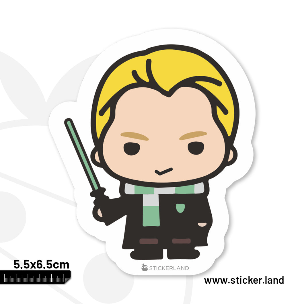 Stickerland India Draco Malfoy Sticker 5.5x6.5 CM (Pack of 1)