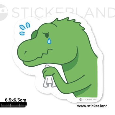 Stickerland India Giganotosaurus Dinazor Sticker 6.5x6.5 CM (Pack of 1)