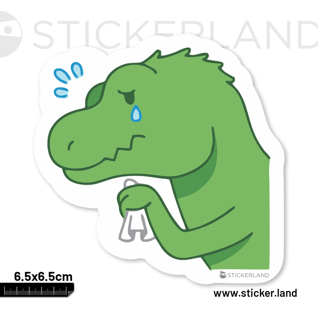 Stickerland India Giganotosaurus Dinazor Sticker 6.5x6.5 CM (Pack of 1)