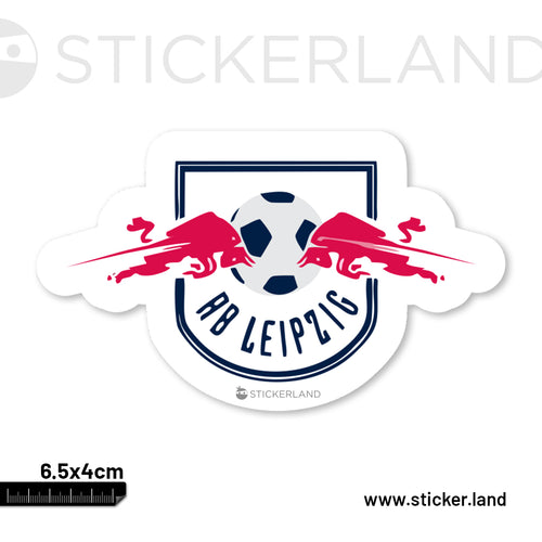Stickerland India RB Leipzig Sticker 6.5x4 CM (Pack of 1)