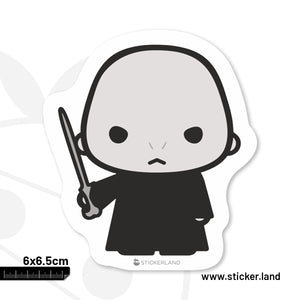 Stickerland India Voldemort  Sticker 6x6.5 CM (Pack of 1)