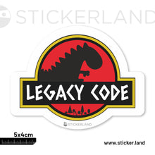 Load image into Gallery viewer, Stickerland India Jurassic Legacy Code Sticker 5x4 CM (Pack of 1)