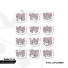Load image into Gallery viewer, Stickerland India Kitten Emoji Set