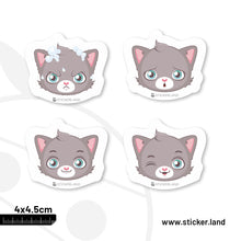 Load image into Gallery viewer, Stickerland India Kitten Emoji Set