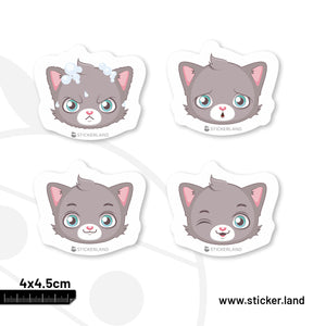 Stickerland India Kitten Emoji Set