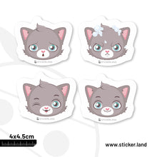 Load image into Gallery viewer, Stickerland India Kitten Emoji Set