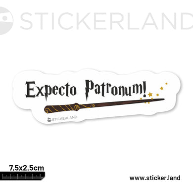 Stickerland India Expecto Patronum Sticker 7.5x2.5 CM (Pack of 1)
