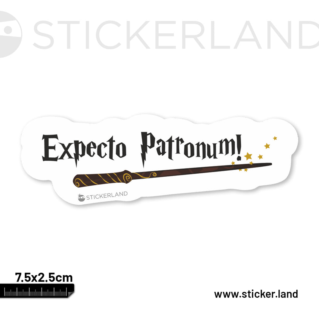 Stickerland India Expecto Patronum Sticker 7.5x2.5 CM (Pack of 1)